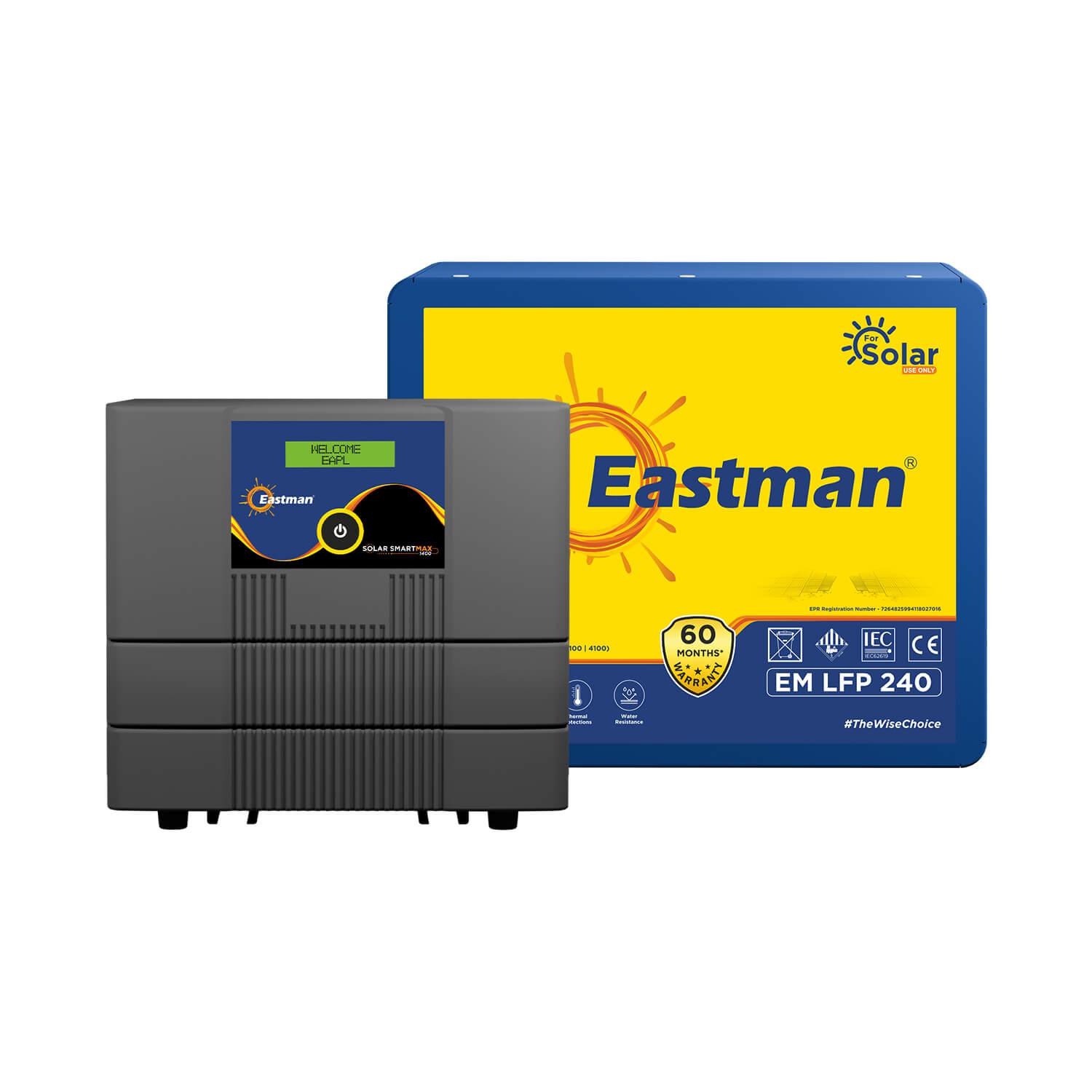 SOLAR SMART MAX 1400 12V + EM LFP 240