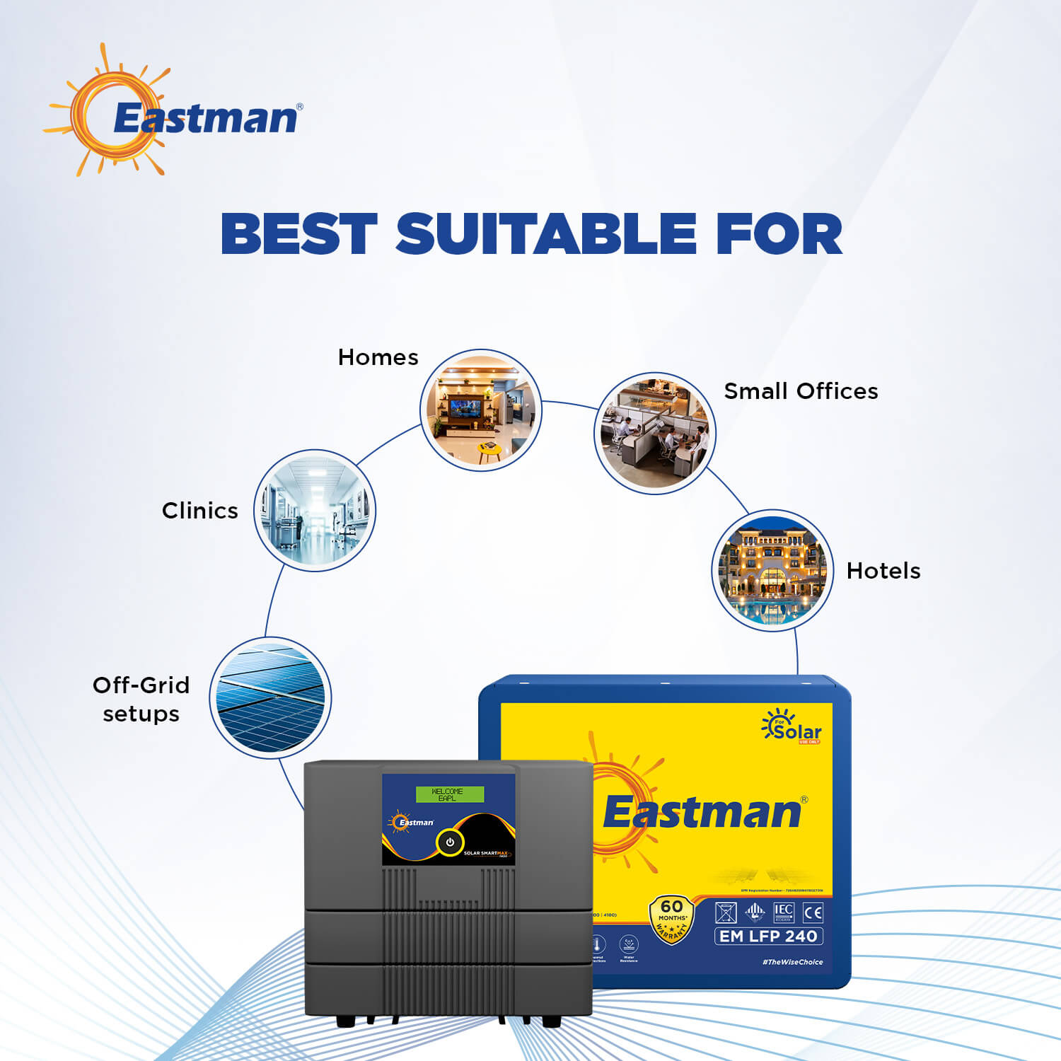 SOLAR SMART MAX 1400 12V + EM LFP 240